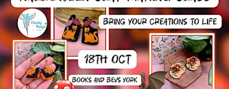 Polymer clay jewellery class- Halloween special