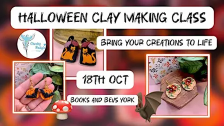 Polymer clay jewellery class- Halloween special