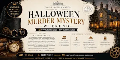 Court Colman Manor Murder Mystery Weekend