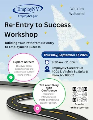 9-17-2026 Re-Entry to Success Workshop - Reno