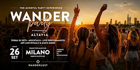 Wander Party Milano CityLife–evento offerto durante Wanderlust Milano 2026