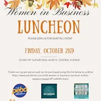 Fall Women in Business Luncheon