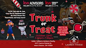 KW Advisors Trunk or Treat with Mr. Red & Gary The FC Lion Mascots!