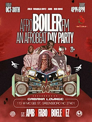 AFRO BOILER FM ( A DAY PARTY)