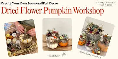 Dried Flower Pumpkins: Create Your Own Seasonal/Fall Décor