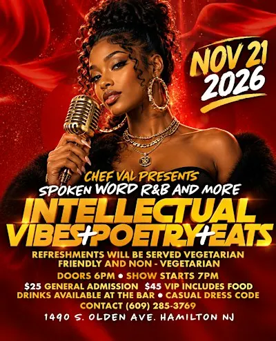Intellectual Vibes R&B Poetry & Eats
