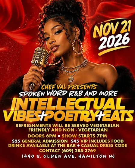 Intellectual Vibes R&B Poetry & Eats