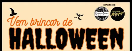 Vem brincar de HALLOWEEN 2026 | Sessão MANHÃ- 10.30am