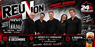 Concert bénéfice Reunion au profit du 24h Tremblant