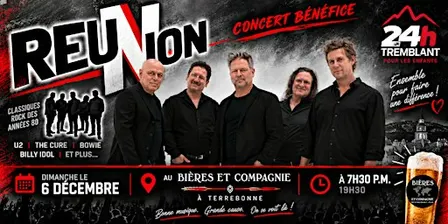 Concert bénéfice Reunion au profit du 24h Tremblant