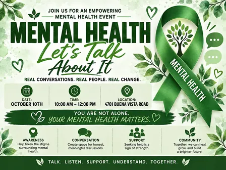 Mental Health: Let’s Talk About It