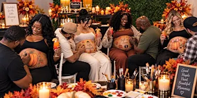 Our little Pumpkin Paint-A-Mama Party 2026