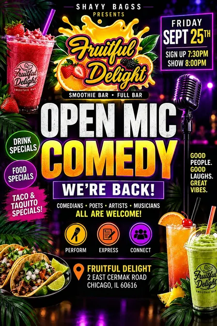 Fruitful delight open mic by Shayy Bagss