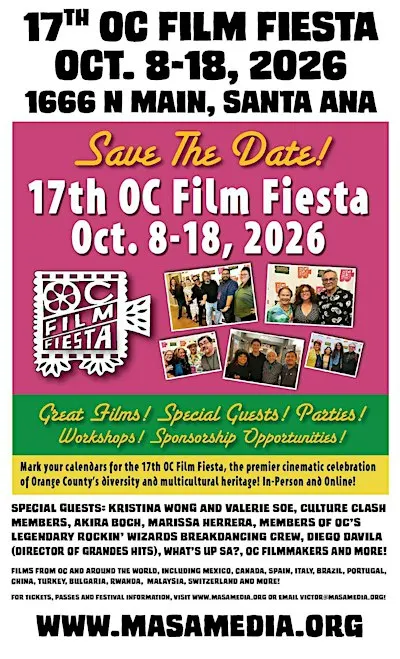 17th OC Film Fiesta Oct. 8-18 in Santa Ana