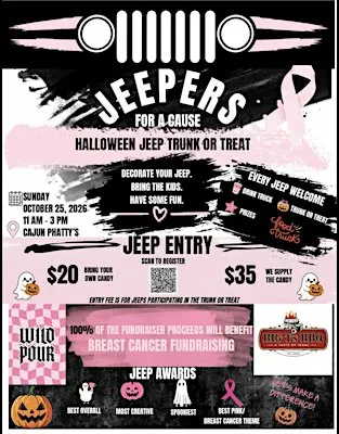 Jeepers For A Cause: A Halloween Jeep Trunk or Treat