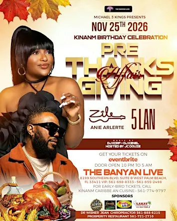 Pre-Thanksgiving Celebration with Zile & 5Lan