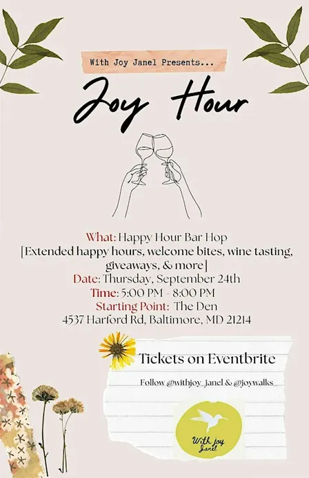 Joy Hour - Happy Hour Bar Crawl