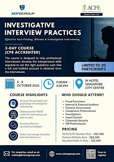 Investigative Interview Practices Course (PEACE Model) - Xione Group