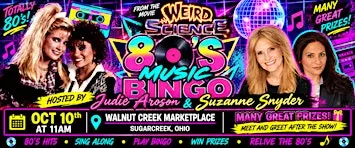 Music Bingo & Live Meet & Greet w/ 80s icons Judie Aroson & Suzanne Snyder