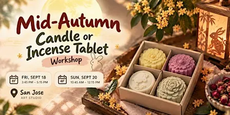 Candle or Incense Tablet Workshop ✨ | Sept. 18 & 20