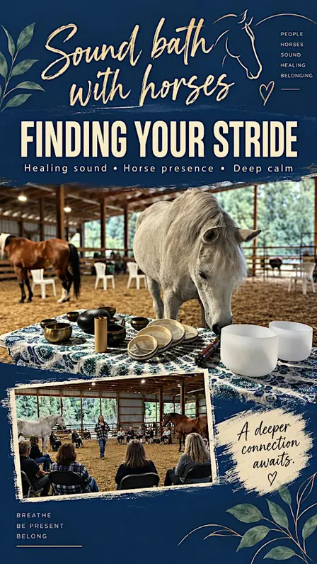 Sound Bath for Grief and Loss with Horses