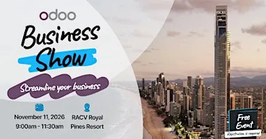 Scale Your Business Gold Coast: Odoo 20 Live Demo & Networking