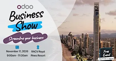 Scale Your Business Gold Coast: Odoo 20 Live Demo & Networking