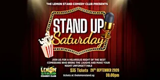 Stand Up Saturday | Saturday, 26th SEPTEMBER 2026 @ The Lemon Stand