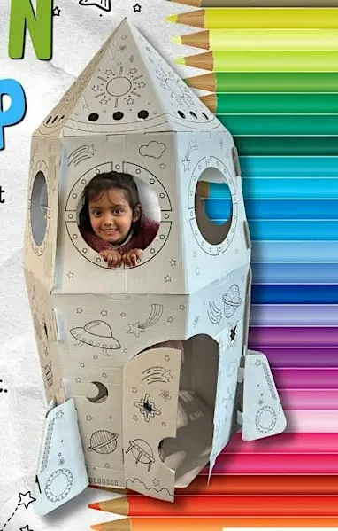 Colouring In Rocketship