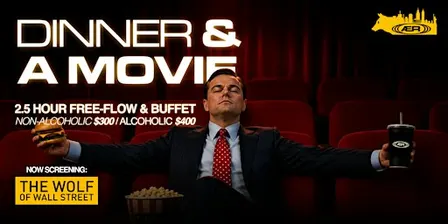 Dinner & A Movie: The Wolf of Wallstreet