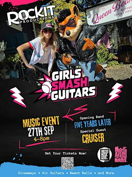 Girls Smash Guitars Returns to Queenbean Coffee House