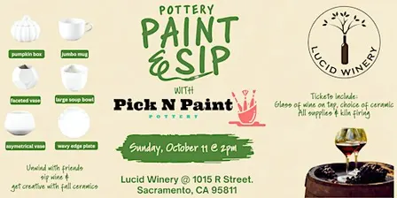 Pottery Paint and Sip