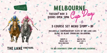 Peninsula Hotel Melbourne Cup Day Lunch - Tuesday Nov 3