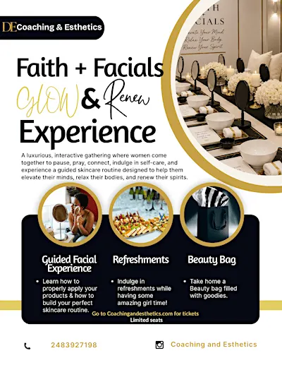 Faith + Facials GLOW & Renew Party