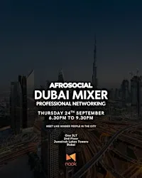 AFROSOCIAL Dubai I Founders & Professionals in the City