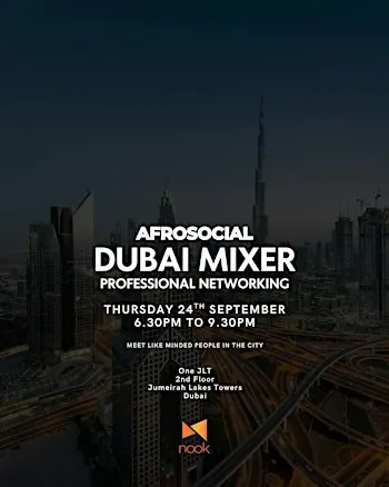 AFROSOCIAL Dubai I Founders & Professionals in the City