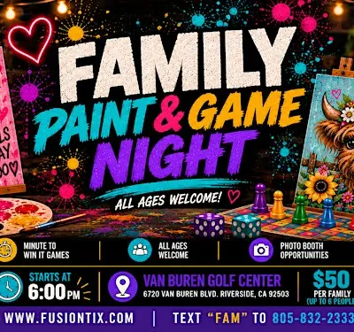 Family Paint & Game Night