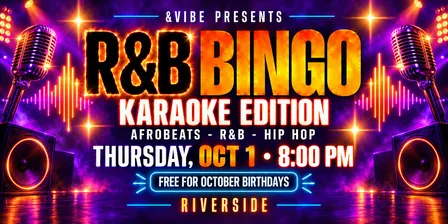 R&Bingo | Riverside | Oct 1