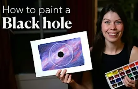 Conscious Dinner & ... Black Hole Painting!!