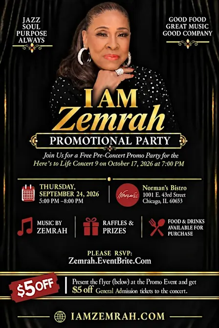 I AM ZEMRAH - HTL9 PreConcert Promo Party