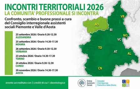 INCONTRI TERRITORIALI 2026