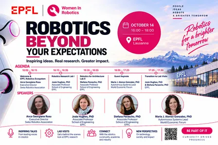 Robotics Beyond Your Expectations: Talks & Lab Visits at EPFL