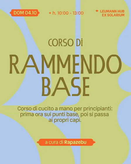 Corso di rammendo base con Rapazebu