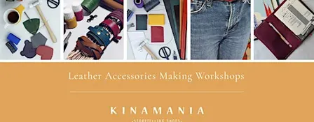 WEEKEND BREAK ★ Make your own leather belt, notebook, wallet, bracelet ★