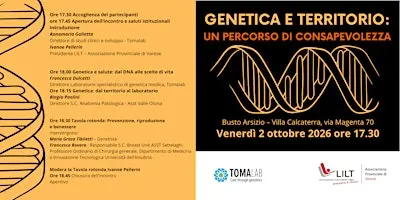 GENETICA E TERRITORIO: PERCORSO DI CONSAPEVOLEZZA