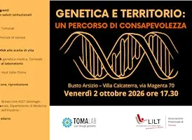 GENETICA E TERRITORIO: PERCORSO DI CONSAPEVOLEZZA