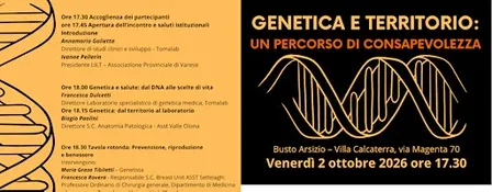 GENETICA E TERRITORIO: PERCORSO DI CONSAPEVOLEZZA