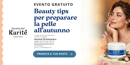 Masterclass - Beauty tips per preparare la pelle all’autunno