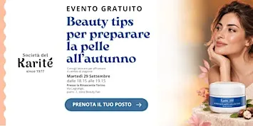 Masterclass - Beauty tips per preparare la pelle all’autunno