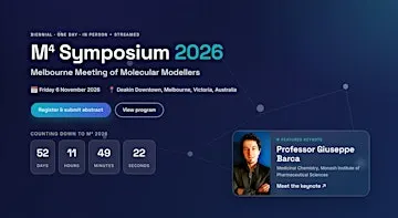 Melbourne Meeting of Molecular Modellers (M4) symposium